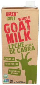 3 PACK OF Green Goat Whole Goat Milk -- 32 fl oz