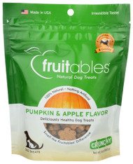 3 PACK OF Fruitables Baked Dog Treats Pumpkin & Apple -- 7 oz