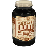3 PACK OF Epic Artisanal Bone Broth Jalapeno Sea Salt -- 14 fl oz
