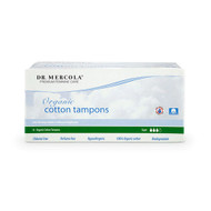 3 PACK OF Dr. Mercola Organic Cotton Tampons Super -- 14 Tampons