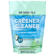 <img alt="Dr. Mercola, Greener Cleaner, Laundry Pouches, Fragrance Free, 24 Pouches, 15.2 oz (431 g)" title="Dr. Mercola, Greener Cleaner, Laundry Pouches, Fragrance Free, 24 Pouches, 15.2 oz (431 g),813006015479"