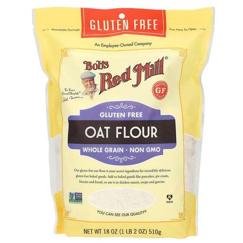 <img alt="Bobs Red Mill, Oat Flour, Whole Grain, Gluten Free, 18 oz (510 g)" title="Bobs Red Mill, Oat Flour, Whole Grain, Gluten Free, 18 oz (510 g),039978113771"