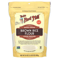 <img alt="Bobs Red Mill, Brown Rice Flour, Whole Grain, 24 oz (680 g)" title="Bobs Red Mill, Brown Rice Flour, Whole Grain, 24 oz (680 g),039978033154"