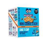 3 PACK OF Belgian Boys Mini Cookie Stash ChocO Chip -- 5 Bags