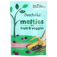 <img alt="Beech-Nut, Melties with Fruit & Veggies, 8+ Months, Banana, Blueberry & Green Bean, 1 oz (28 g)" title="Beech-Nut, Melties with Fruit & Veggies, 8+ Months, Banana, Blueberry & Green Bean, 1 oz (28 g),052200041031"