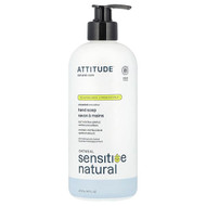 <img alt="ATTITUDE, Oatmeal Sensitive Natural, Hand Soap, Unscented, 16 fl oz (473 ml)" title="ATTITUDE, Oatmeal Sensitive Natural, Hand Soap, Unscented, 16 fl oz (473 ml),626232604115"