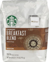 Starbucks Ground Coffee Medium Roast Breakfast Blend -- 28 oz