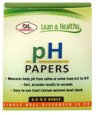 Olympian Labs Lean & Healthy pH Papers 6.0-8.0 15 ft -- 1 Roll