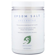 <img alt="White Egret, Epsom Salt, Unscented, 30 oz (850 g)" title="White Egret, Epsom Salt, Unscented, 30 oz (850 g),817885020531"