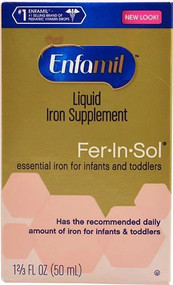 Enfamil Fer In Sol Liquid Iron Supplement for Infants & Toddlers -- 50 mL