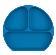 Bumkins Silicone Grip Dish Blue -- 1 Dish