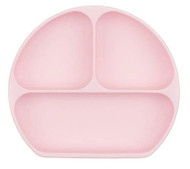 Bumkins Silicone Grip Dish Pink -- 1 Dish