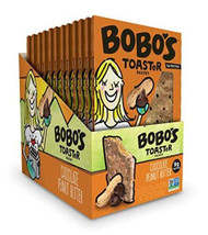 BoBos Oat Bars Toast'R Pastry Chocolate Peanut Butter -- 12 Pack