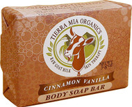 3 PACK of Tierra Mia Organics Body Soap Bar Cinnamon Vanilla -- 3.8 oz