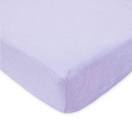 American Baby Heavenly Soft Chenille Crib Sheet Lavender -- 1 Sheet