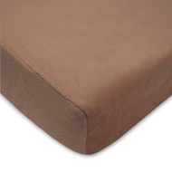 American Baby Heavenly Soft Chenille Crib Sheet Chocolate -- 1 Sheet