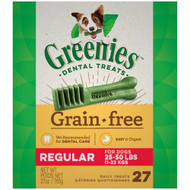 Greenies Grain Free Regular Size Dog Dental Treats -- 27 oz