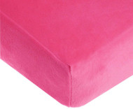 American Baby Heavenly Soft Chenille Crib Sheet Hot Pink -- 1 Sheet