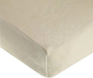 American Baby Heavenly Soft Chenille Crib Sheet Ecru -- 1 Sheet