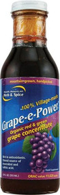 North American Herb & Spice Grape-E-Power Grape Concentrate -- 12 fl oz