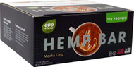Evo Hemp Protein Bar - Mocha Chip -- 12 Bars