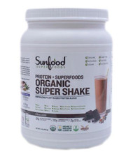 SunFood Protein + Superfoods Organic Super Shake Chocolate -- 1.1 lbs