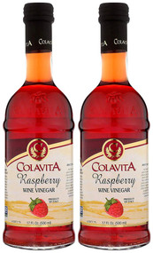 Colavita Raspberry Wine Vinegar -- 17 fl oz Each / Pack of 2
