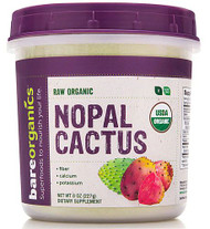 BareOrganics Nopal Cactus Powder -- 8 oz