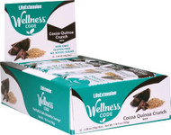 Life Extension Wellness Code Cocoa Quinoa Crunch Bar -- 12 Bars