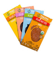 Peaceful Fruits Organic Fruit Strips Peach+Acai, Blueberry+Acai, Pineapple+Acai, Mango -- 12 Pack