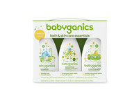 Babyganics Bath and Skin Care Essentials -- 3 Pack
