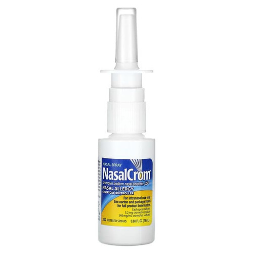 <img alt="NasalCrom, Nasal Spray, Prevents & Relieves, Ages 2+, 5.2 mg, 0.88 fl oz (26 ml)" title="NasalCrom, Nasal Spray, Prevents & Relieves, Ages 2+, 5.2 mg, 0.88 fl oz (26 ml),814832011017"