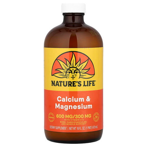 <img alt="Natures Life, Calcium & Magnesium, Natural Orange, 16 fl oz (473 ml)" title="Natures Life, Calcium & Magnesium, Natural Orange, 16 fl oz (473 ml),040647360846"