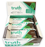 Truth Bar Prebiotic + Probiotic Nutrition Snack Bars Mint Chocolate Chip -- 12 Bars