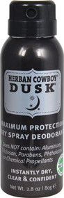 3 PACK of Herban Cowboy Dry Spray Deodorant Dusk -- 2.8 oz