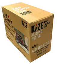 Kize Raw Energy Bar 11g Protein Gluten Free Almond Butter -- 10 Bars