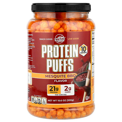 <img alt="Twin Peaks Ingredients, Protein Puffs, Mesquite BBQ, 10.6 oz (300 g)" title="Twin Peaks Ingredients, Protein Puffs, Mesquite BBQ, 10.6 oz (300 g),850000796089"