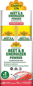 Country Life Beet & B Energizer Powder Watermelon -- 30 Packets