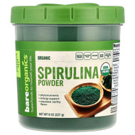 <img alt="BareOrganics, Organic Spirulina Powder , 8 oz (227 g)" title="BareOrganics, Organic Spirulina Powder , 8 oz (227 g),818423029672"