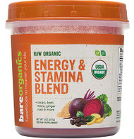BareOrganics Energy & Stamina Blend Raw -- 8 oz
