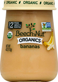 Beech-Nut Organic Stage 2 Bananas -- 4 oz Each / Pack of 10
