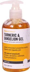 Mikanaturals Skincare Turmeric & Dandelion Gel -- 8 fl oz