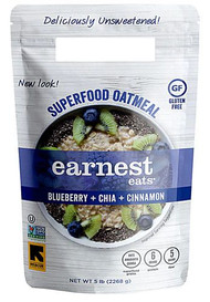 Earnest Eats Superfood Oatmeal Gluten Free Blueberry Chia -- 5 lbs
