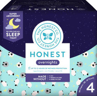 The Honest Company Club Box Overnight Diapers Sleepy Sheep Size 4 -- 54 Diapers