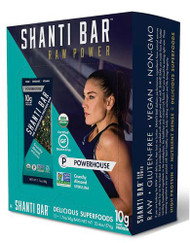 Shanti Bar Organic 10 G Protein Bar Gluten Free Crunchy Almond Spirulina -- 12 Bars