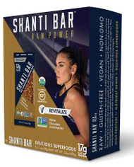 Shanti Bar Organic 17 G Protein Bar Gluten Free White Chocolate Goldenberry -- 12 Bars