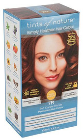 Tints of Nature Permanent Hair Colour Soft Copper Blonde 7R -- 4.4 fl oz