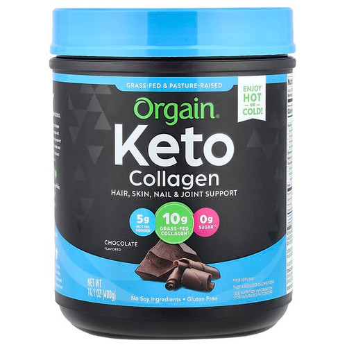 <img alt="Orgain, Keto Collagen Powder, Chocolate, 14.1 oz (400 g)" title="Orgain, Keto Collagen Powder, Chocolate, 14.1 oz (400 g),851770007375"