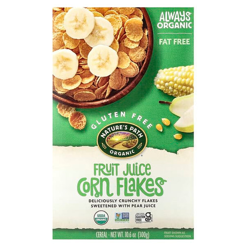 <img alt="Natures Path, Organic Fruit Juice Corn Flakes Cereal, 10.6 oz (300 g)" title="Natures Path, Organic Fruit Juice Corn Flakes Cereal, 10.6 oz (300 g),058449600572"