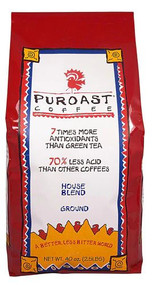 Puroast Low Acid Coffee House Blend Drip Grind -- 2.5 lbs